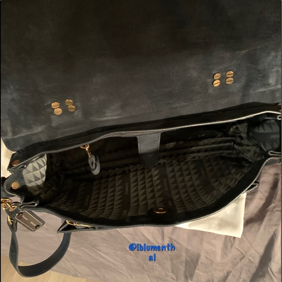 Proenza Schouler PS1 Medium Navy Suede - Picture 2 of 8